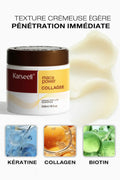 Masque Capillaire Réparatrice – Collagène & Argan Sublime™ 500ml | Soin profond nourrissant et fortifiant pour cheveux secs et abîmés | Velura Beauté
