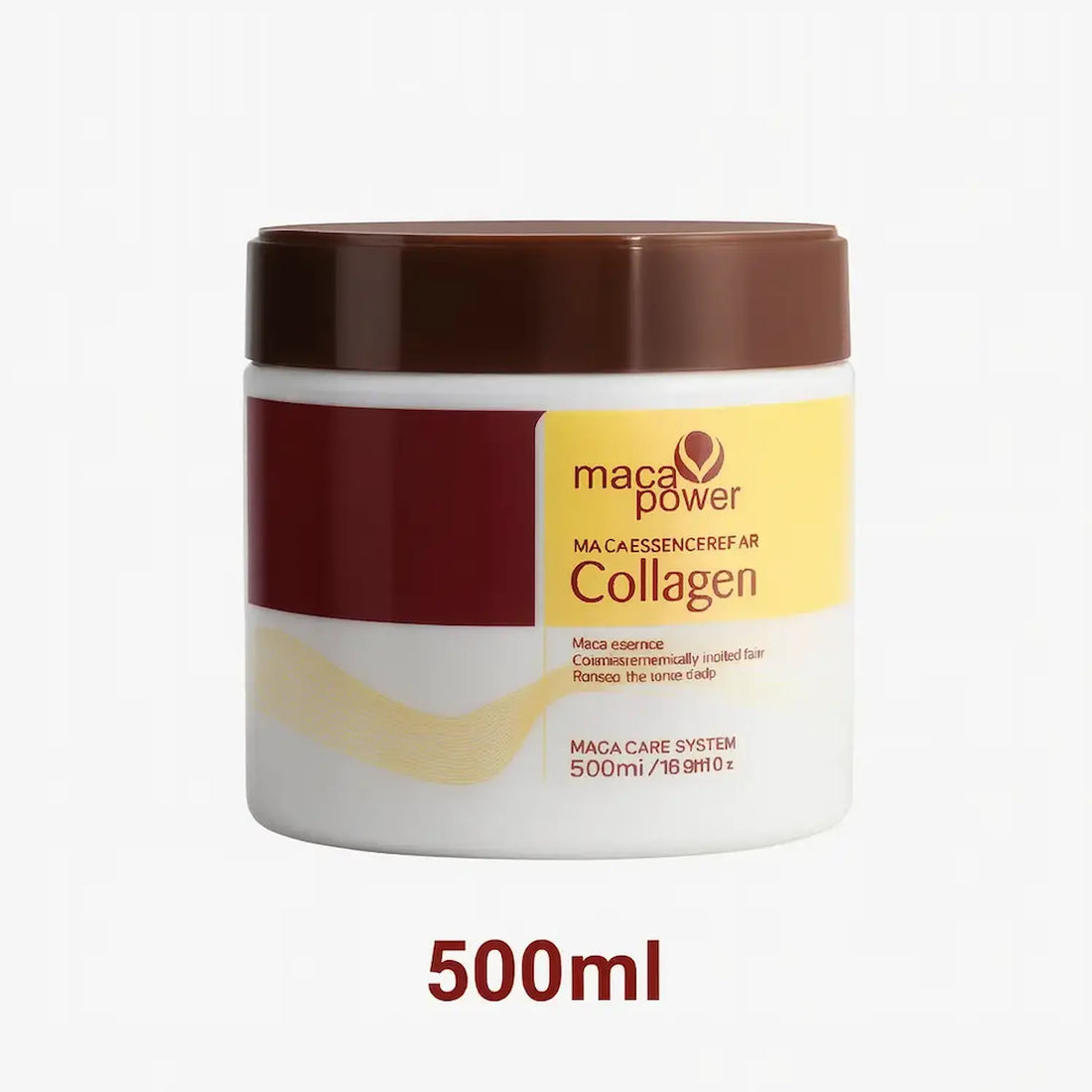Masque Capillaire Réparatrice – Collagène & Argan Sublime™ 500ml | Soin profond nourrissant et fortifiant pour cheveux secs et abîmés | Velura Beauté
