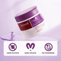 Masque Violet Professionnel Karseell™ – formule démêlante qui élimine les tons jaunes, répare les pointes fourchues et protège la couleur des cheveux blonds et gris.