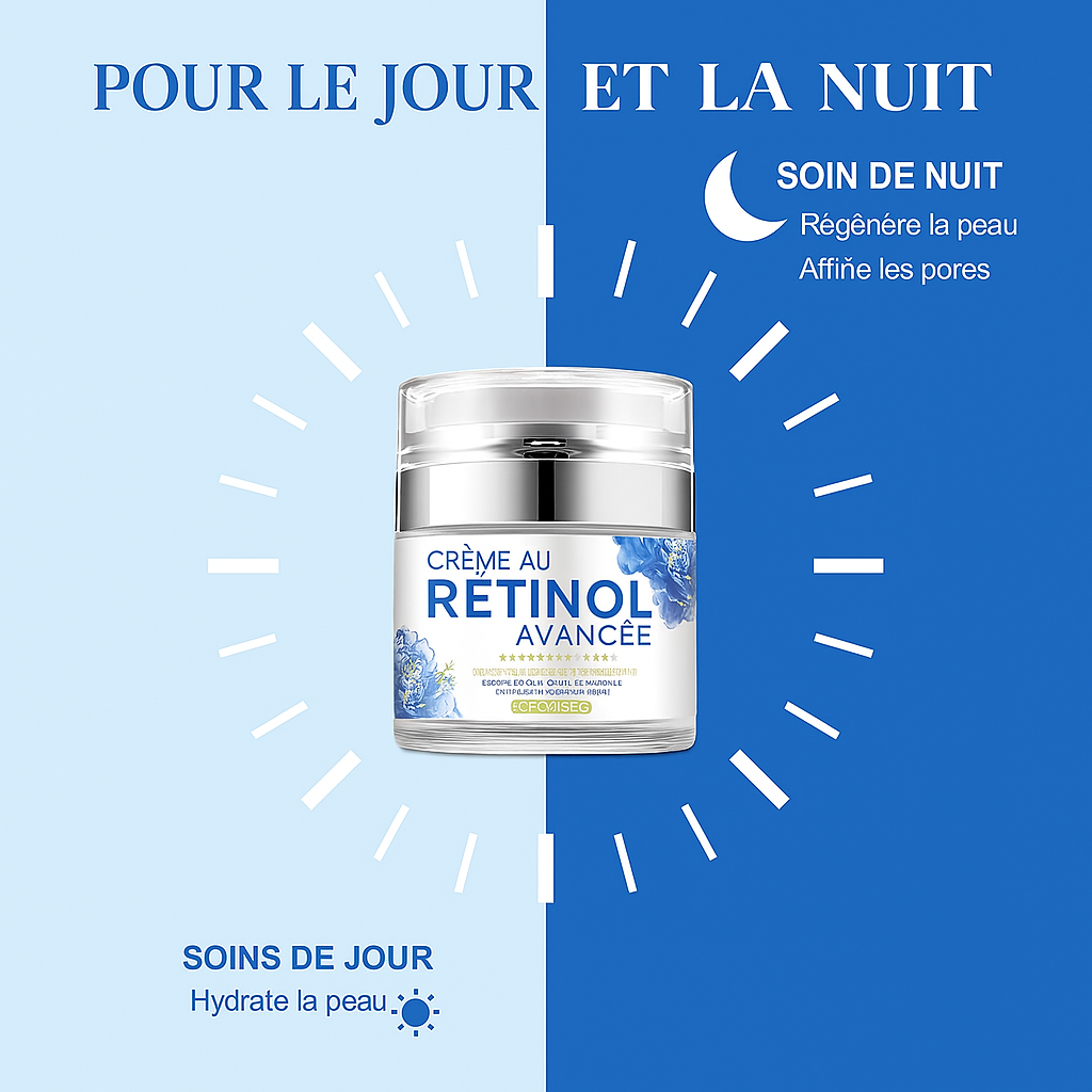 Crème Visage Anti-Âge Rétinol & Acide Hyaluronique
