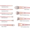 Pinceaux Rose Élixir™ – Kit 10 Pièces en Finition Or Rose
